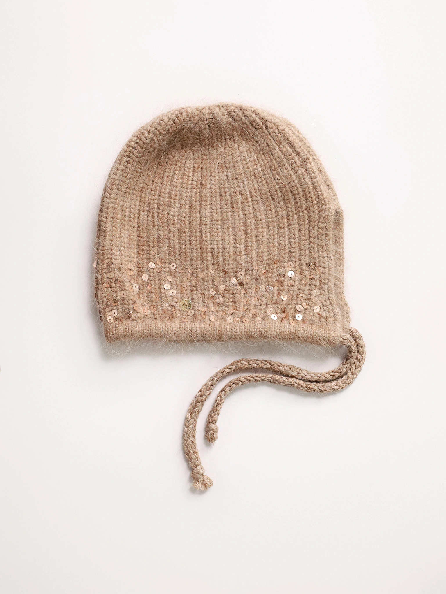 Шапка-капор с пайетками в ассортименте